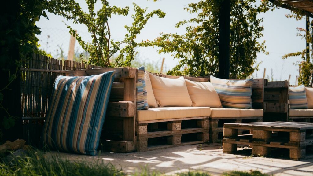 Coussin pour salon de jardin