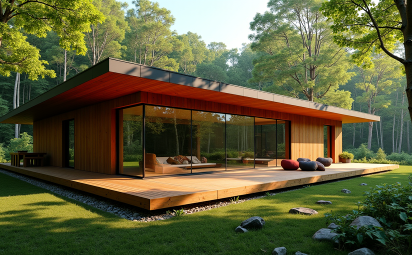 Pourquoi choisir une maison en bois sur-mesure alliant design et écologie ?